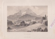 BERCHTESGADEN, Stahlstich n. Fischbach, um 1850