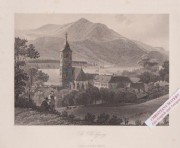 SANKT WOLFGANG, Stahlstich n. Fischbach, 1850