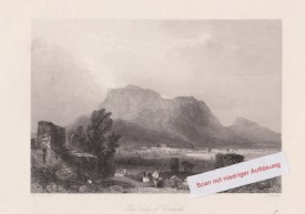 KORINTH, Orig.Stahlstich v. 1850