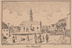 UTTENDORF / INNVIERTEL, Lithographie 1890