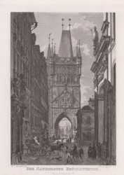 PRAG / PRAHA, Stahlstich v. Morstadt, 1835