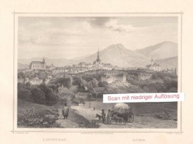 LEUTSCHAU / LEVOCA, Stahlstich v. Richter