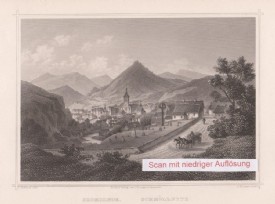 SCHMÖLLNITZ / SMOLNIK, Stahlstich v. Rohbock