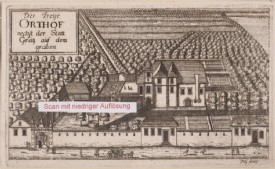 GRAZ - GEIDORF, Kupferstich v. Vischer, 1681