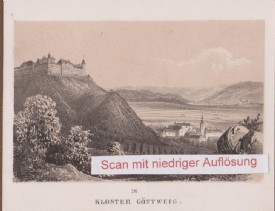 GÖTTWEIG, Lithographie v. Sandmann, 1858