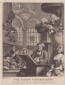 HOGARTH, Sleepy Congregation, Kupferstich 1736