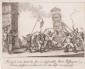 KARIKATUR, Anonymer Kupferstich, 19.Jh.