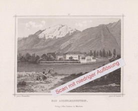 BAD AXELMANNSTEIN, Stahlstich v. Gunkel, 1855