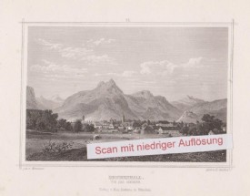 BAD REICHENHALL v. Osten, Stahlstich 1855