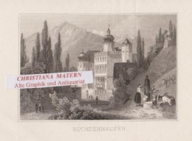 BÜCHSENHAUSEN / INNSBRUCK, Stahlstich 1855