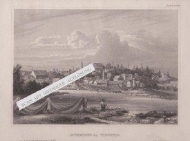 RICHMOND / VIRGINIA, Orig. Stahlstich, um 1850