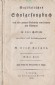 ANSCHÜTZ,  Musikalisches Schulgesangbuch 1824