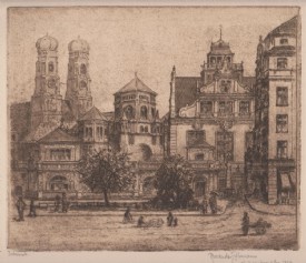FIELMANN, Frauenkirche in München, um 1924